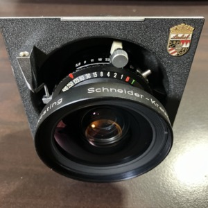 【凹みレンズボード】Schneider Super-Angulon MC 75mm F5.6【リンホフボディでは使えない】